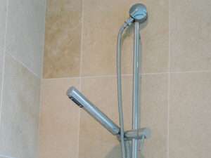 New shower attachments installed by Proline Plumbing in Oklahoma City, Oklahoma.